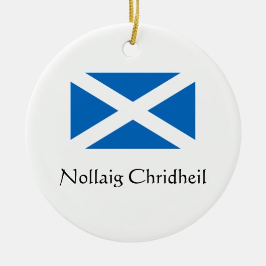 Joyeux Noël Ornement Écosse (Devant)