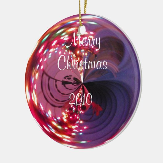 Joyeux Noël, ornement en bulbe 2010 (Gauche)