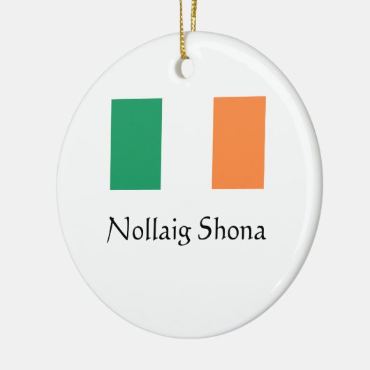 Joyeux Noël Ornement irlandais (Gauche)