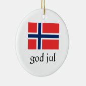Joyeux Noël Ornement norvégien (Droite)