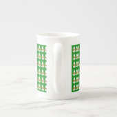 Joyeux Noël Os de porc Chine Mug Green (Dos)