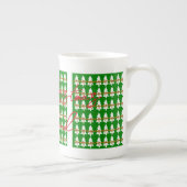 Joyeux Noël Os de porc Chine Mug Green (Droite)