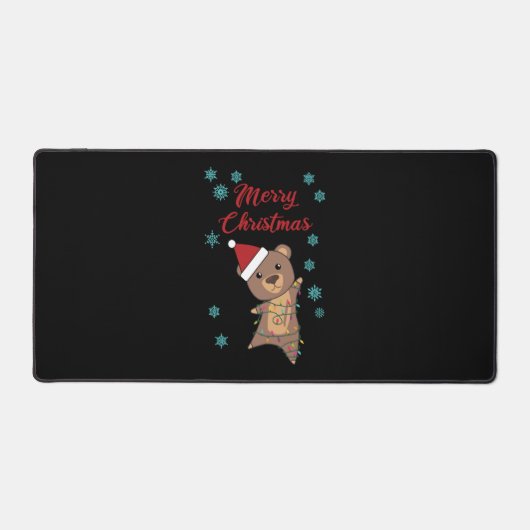 Joyeux Noël Ours Neige Ours d'hiver Teddy (Recto)