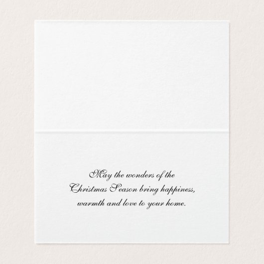 Joyeux Noël - Ours noir dans la neige (Inside Unfolded)