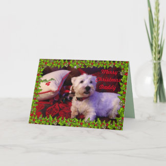 Joyeux Noël papa carte de Noël