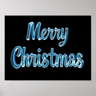 Joyeux Noël Papier Affiche De Typographie De Luxe