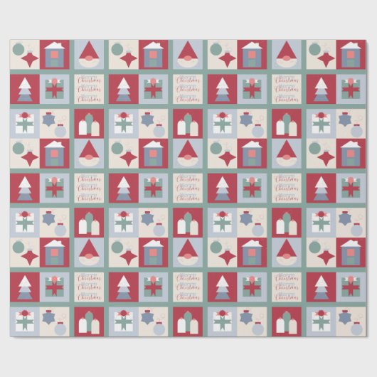 Joyeux Noël! papier cadeau (Plat)