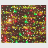 Joyeux Noël! papier cadeau (Plat)