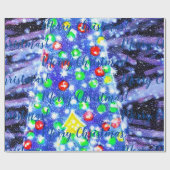 Joyeux Noël! papier cadeau (Plat)