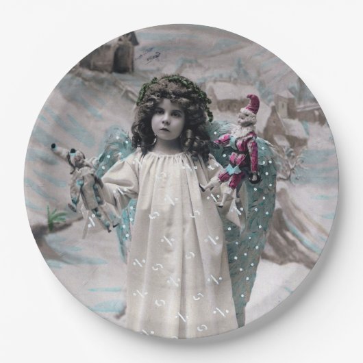 Joyeux Noel Papieren Bordje (Voorkant)