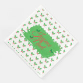 Joyeux Noel - papieren servetten (Hoek)