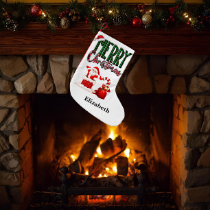 Joyeux Noël par le Père Noël - Chaussette de Noël