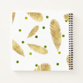 Joyeux Noël Parties scintillant or photo Carnet sp (Dos)