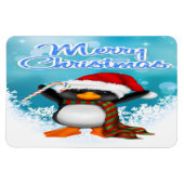 Joyeux Noël Penguin Flex Magnets (Horizontal)