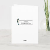 Joyeux Noël Peppermins Carte de voeux 5x7 (Dos)