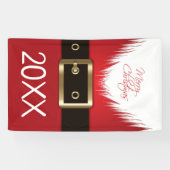 Joyeux Noël Père Noël bannière de costume (Horizontal)