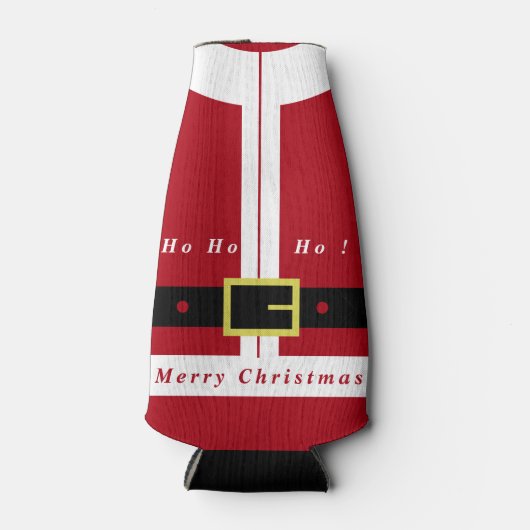 Joyeux Noël Père Noël Bottle Glacière Drôle cadeau (Devant)