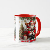 Joyeux Noël Père Noël Classic Mug (Devant droit)
