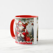 Joyeux Noël Père Noël Classic Mug (Devant gauche)