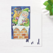 Joyeux Noël, Père Noël dans la cheminée avec des j (Bureau)