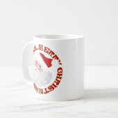 Joyeux Noël Père Noël Face-Coffee Mug (Devant gauche)