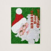 Joyeux Noël Père Noël Face-Jigsaw Puzzle (Vertical)