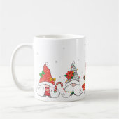 Joyeux Noël Père Noël Gnomes Mug (Gauche)