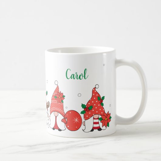Joyeux Noël Père Noël Gnomes Mug (Droite)