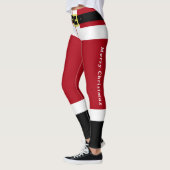 Joyeux Noël Père Noël Leggings Funny (Gauche)