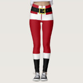 Joyeux Noël Père Noël Leggings Funny (Devant)