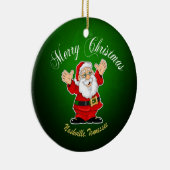 Joyeux Noël Père Noël Nashville Ornement (Droite)