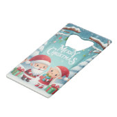 Joyeux Noël/père Noël/neige elfes (Devant Angle)