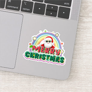 Joyeux Noël père Noël sticker