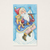 Joyeux Noël, Père Noël sur un boule de neige avec (Devant)