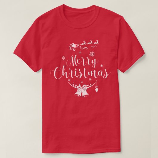 Joyeux Noël Père Noël TShirt (Design devant)
