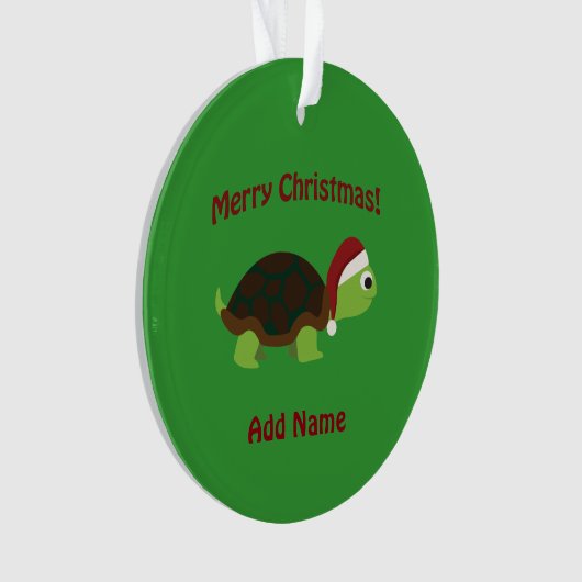Joyeux Noël ! Père Noël Turtle (devant)