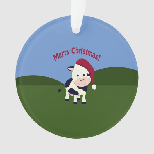 Joyeux Noël Père Noël Vache (devant)