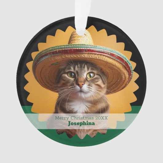 Joyeux Noël personnalisé Chat (devant)