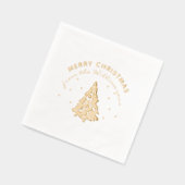 Joyeux Noël Personnalisé Nom de famille Pine Tree (Gauche)