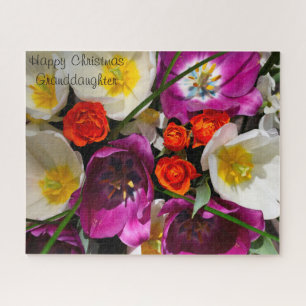 Joyeux Noël Petite-fille. Puzzle