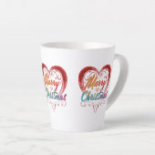 Joyeux Noël Petite Mug Latte, 12 oz (Angle droit)