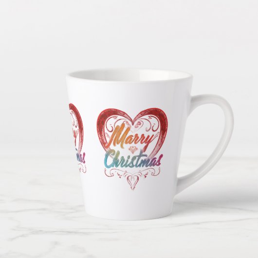Joyeux Noël Petite Mug Latte, 12 oz (Droite)