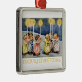 Joyeux Noël Petits Anges Ornement Carré (Droite)
