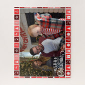 Joyeux Noël Photo Cadeau Jigsaw Puzzle Modèle (Vertical)