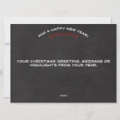 Joyeux Noël Photo Carte de Noël (Dos)