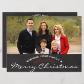 Joyeux Noël Photo Carte de Noël (Devant / Derrière)