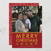 Joyeux Noël Photo Carte de Noël (Devant / Derrière)