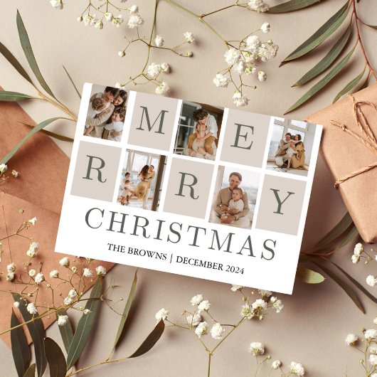 Joyeux Noël Photo Carte de Noël