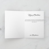 Joyeux Noël Photo Carte de voeux Vacances (Intérieur)