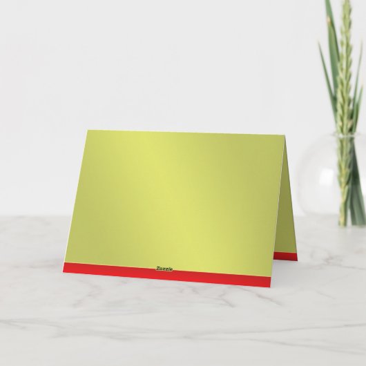 Joyeux Noël photo carte pliée (Dos)